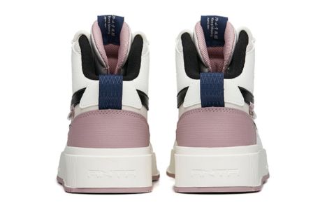 (WMNS) ANTA Life Style High-Top Sneakers 'White Pink Black' 922238011-9 sold by KicksCrew