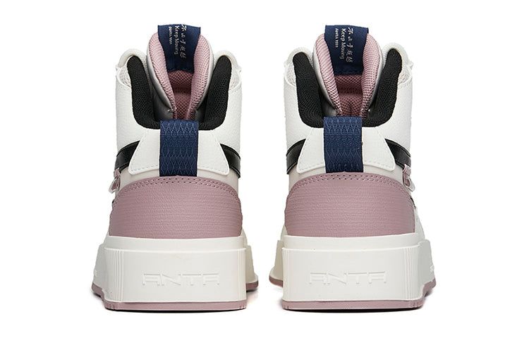 (WMNS) ANTA Life Style High-Top Sneakers 'White Pink Black' 922238011-9 sold by KicksCrew product image thumbnail 4