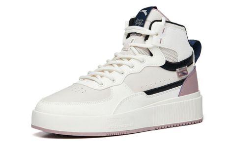 (WMNS) ANTA Life Style High-Top Sneakers 'White Pink Black' 922238011-9 sold by KicksCrew