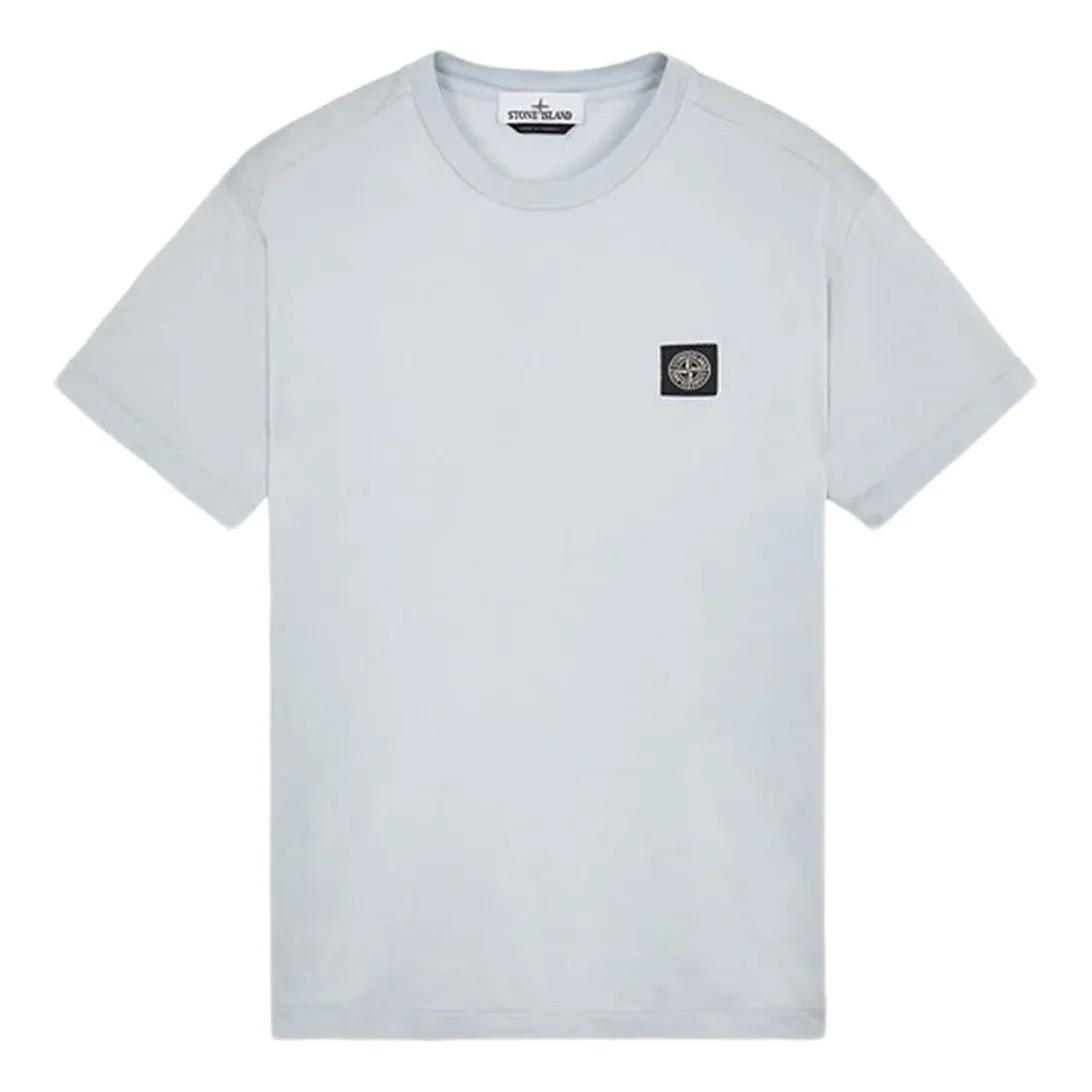STONE ISLAND Logo T-shirt 'Sky Blue' 801522379-V0041 sold by KicksCrew