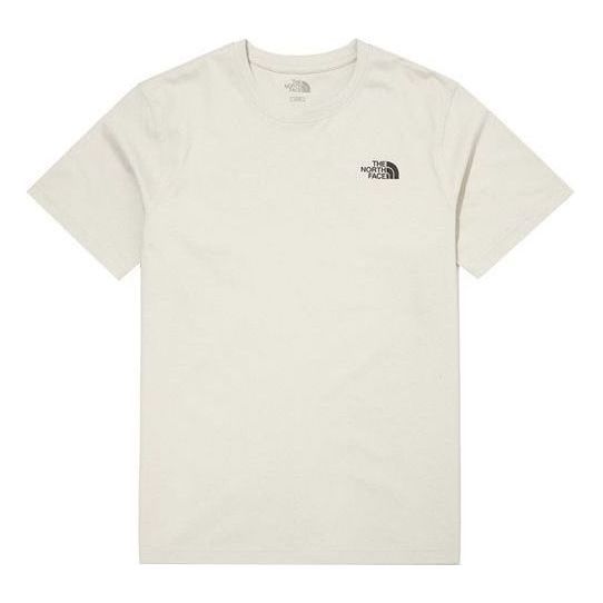 THE NORTH FACE Tnf Logo Ex T-shirt 'Beige' NT7UN01D sold by KicksCrew