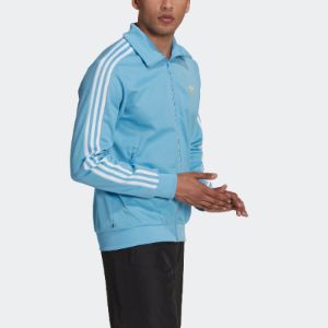 adidas originals Beckenbauer Track Jacket 'Blue' HK7409 sold by KicksCrew