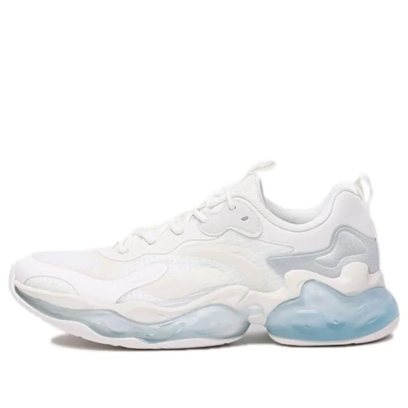(WMNS) ANTA Running Series Sneakers 'White Blue' 122135504-1 sold by KicksCrew
