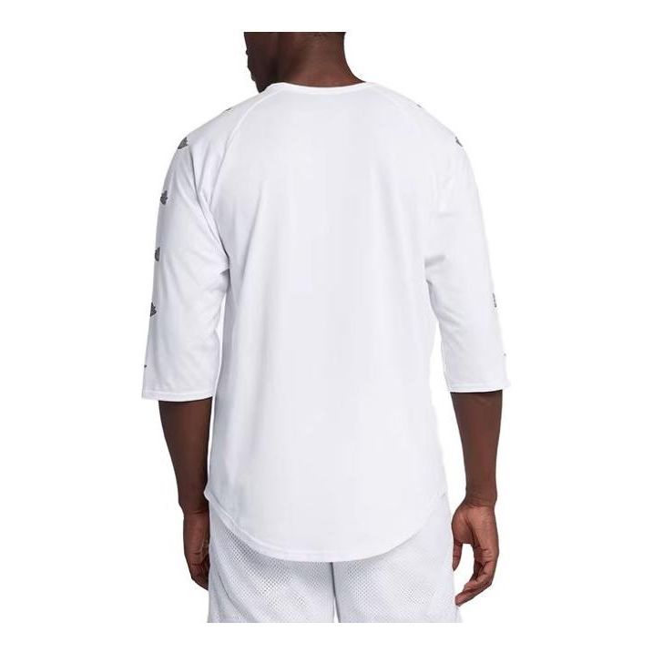 Air Jordan Sportswear Wings 3/4 Sleeve T-Shirt 'White' AA1912-100 sold by KicksCrew product image thumbnail 3