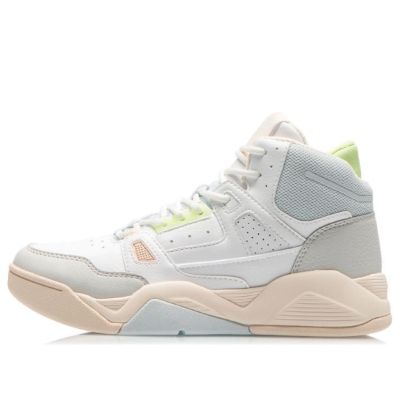 (WMNS) Li-Ning Basketball Shoes 'White Light Blue' AGBR084-1 sold by KicksCrew