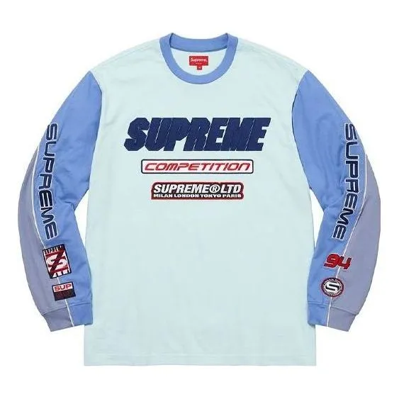 Supreme Competition L/S Top 'Teal Blue' SUP-SS22-1000 sold by KicksCrew
