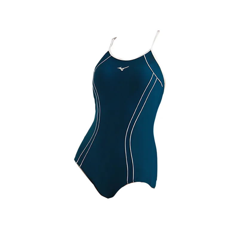 (WMNS) Mizuno One Piece Swimsuit 'Blue' N2CA1309 sold by KicksCrew product image thumbnail 2