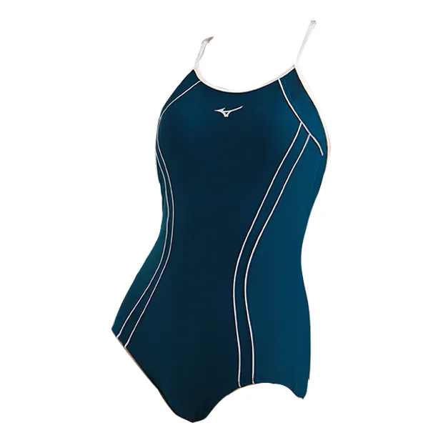 (WMNS) Mizuno One Piece Swimsuit 'Blue' N2CA1309 sold by KicksCrew