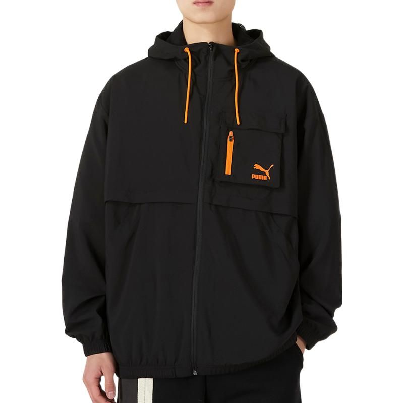 Puma Graphic Cool Jacket 'Black' 537185-01 sold by KicksCrew product image thumbnail 3