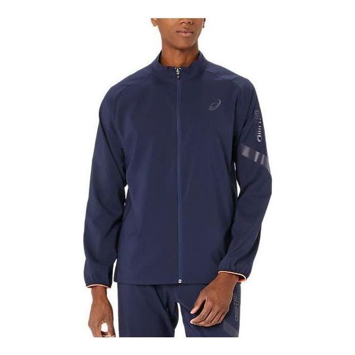 Asics A-I-M Cool Stretch Summer Woven Jacket 'Midnight' 2031E542-400 sold by KicksCrew
