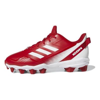 (GS) adidas Icon 7 Mid Cleats 'Red' S23918 sold by KicksCrew
