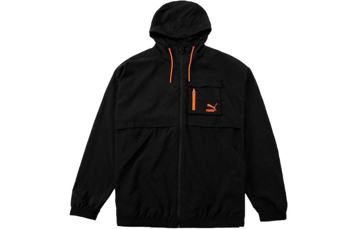 Puma Graphic Cool Jacket 'Black' 537185-01 sold by KicksCrew product image thumbnail 2