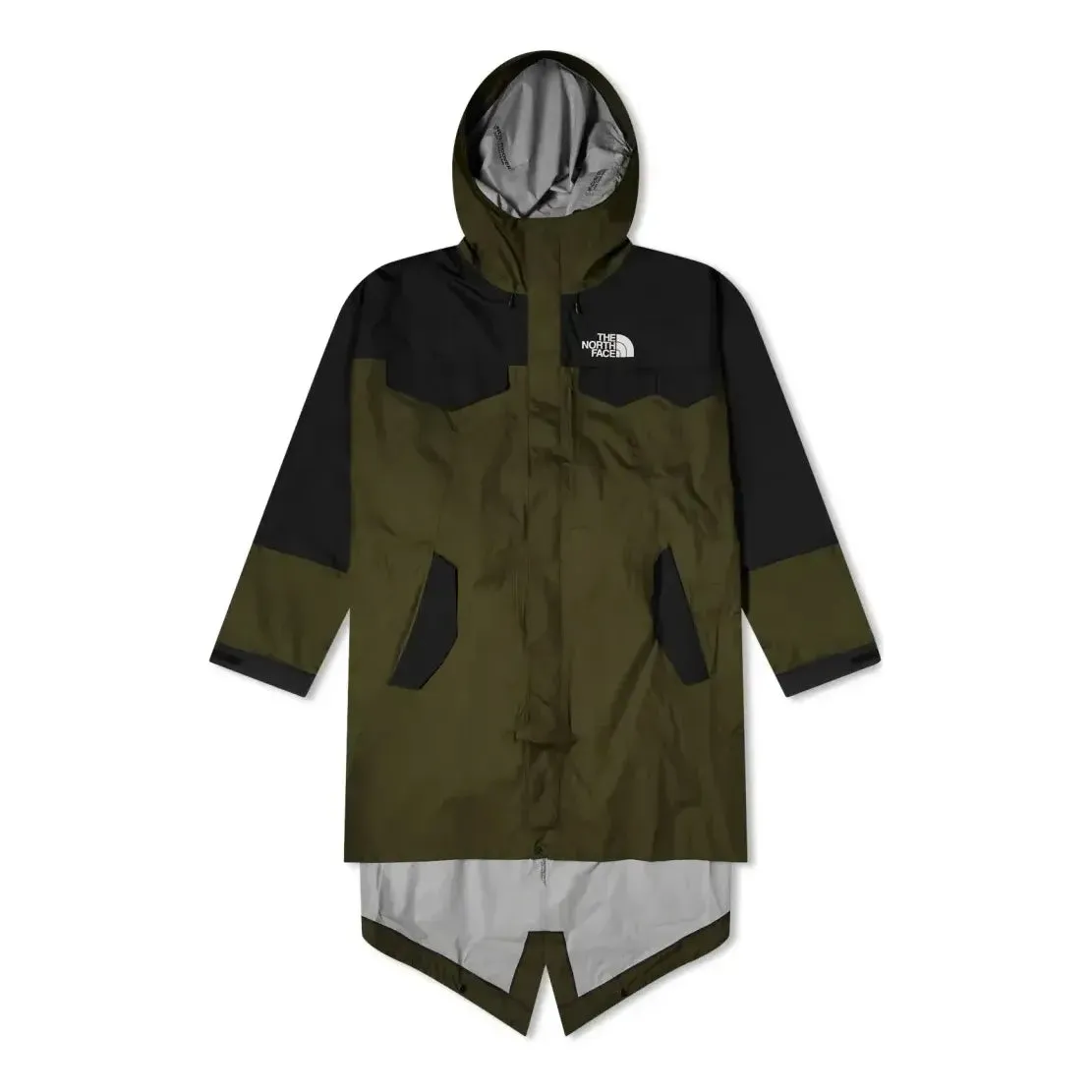 THE NORTH FACE x Undercover Packable Fishtail Parka 'Forest Night Green Tnf Black' NF0A87UC-R0U sold by KicksCrew