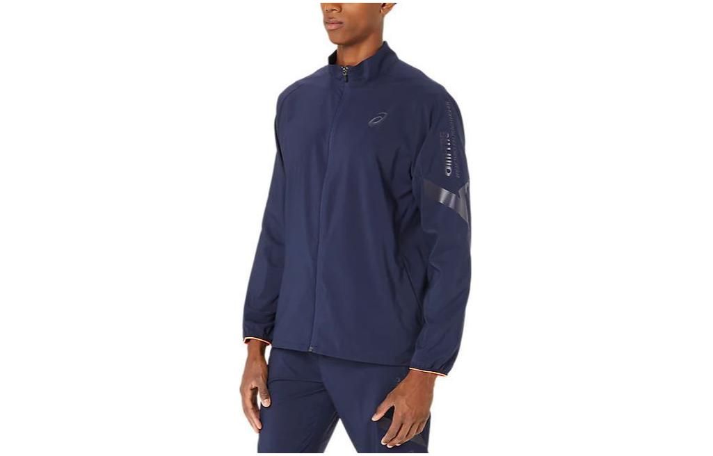 Asics A-I-M Cool Stretch Summer Woven Jacket 'Midnight' 2031E542-400 sold by KicksCrew product image thumbnail 3