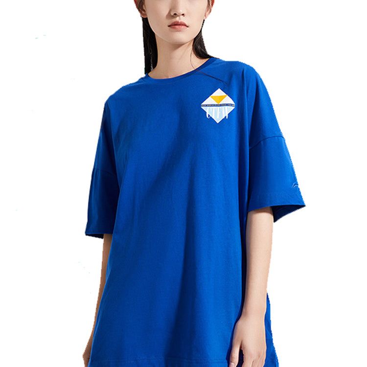 Li-Ning Counterflow Graphic T-shirt 'Blue' AHSQ352-3 sold by KicksCrew product image thumbnail 2