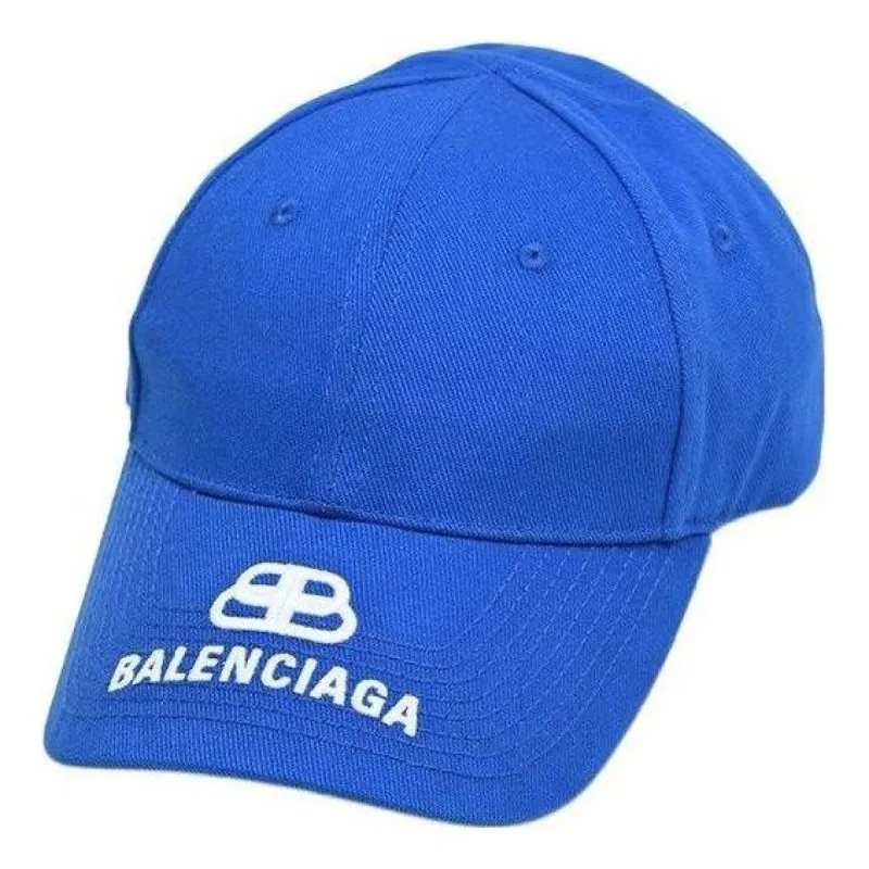 Balenciaga BB Logo Visor Baseball Cap 'Blue' 577548-310B2-4277 sold by KicksCrew