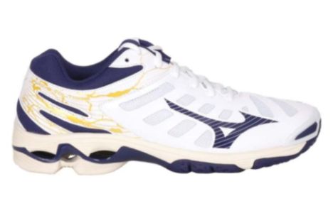Mizuno Wave Voltage 'White Navy' V1GA216043 sold by KicksCrew