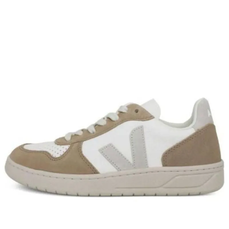 Veja V-10 Chromfree Low-Top Sneakers 'White Natural Beige' VX0503298 sold by KicksCrew