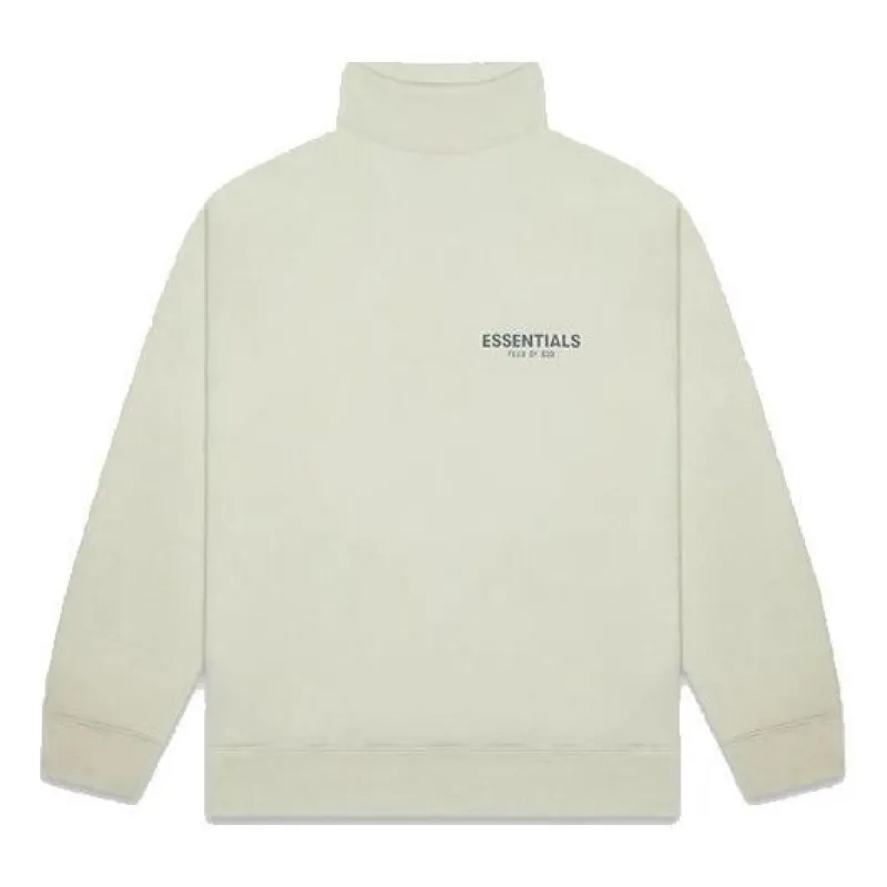 Fear of God Essentials FW20 Mock Neck Sweatshirt 'Sage' FOG-FW20-306 sold by KicksCrew