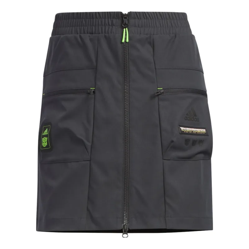 (WMNS) adidas Transformers Skirt 'Black' IK3482 sold by KicksCrew