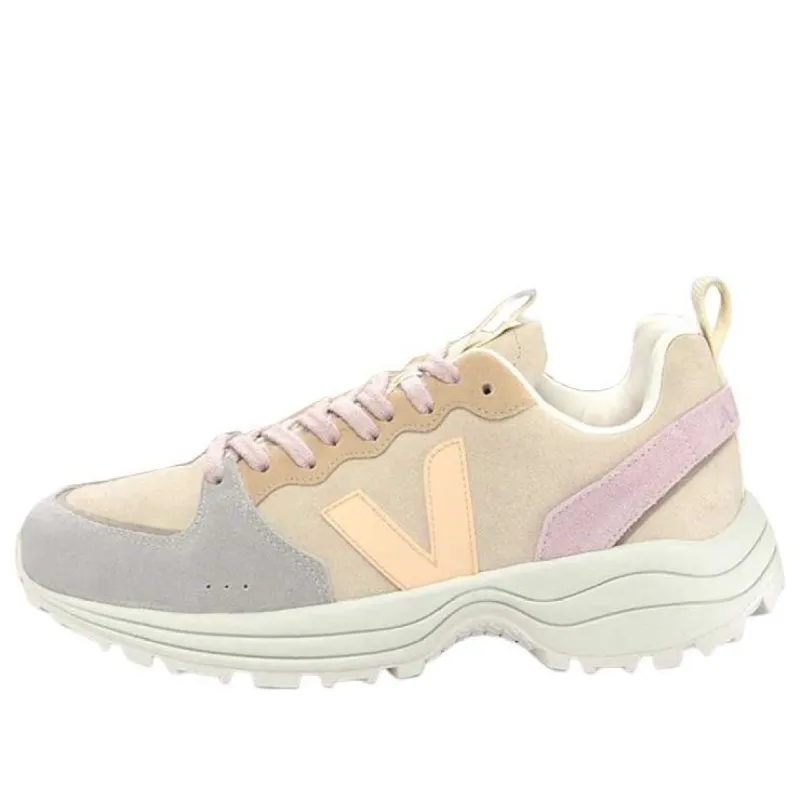 Veja Venturi Suede Lace-Up Sneakers 'Beige Grey Pink' VC0303213 sold by KicksCrew