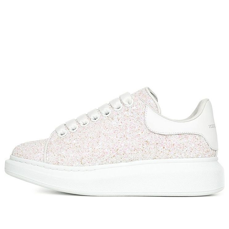 (WMNS) Alexander McQueen Oversized Glitter Sneaker 'Light Pink' 558944W4Q119396 sold by KicksCrew