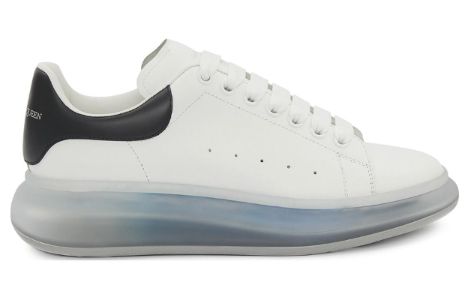 Alexander McQueen Oversized Sneakers 'Clear Sole White Navy Blue' 709817WICY19095 sold by KicksCrew