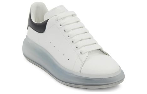 Alexander McQueen Oversized Sneakers 'Clear Sole White Navy Blue' 709817WICY19095 sold by KicksCrew