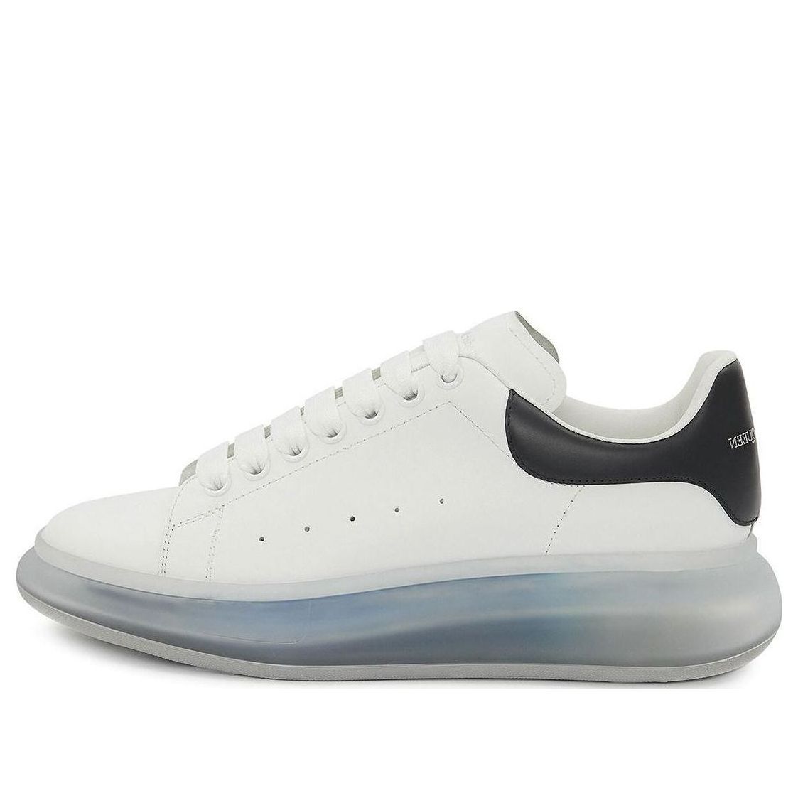 Alexander McQueen Oversized Sneakers 'Clear Sole White Navy Blue' 709817WICY19095 sold by KicksCrew