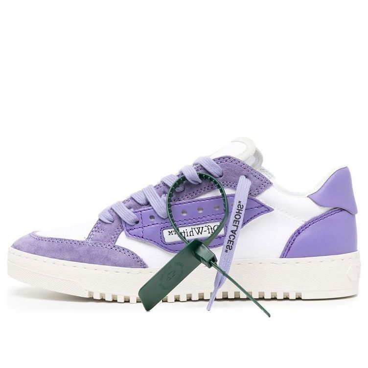 (WMNS) Off-White 5.0 Low-Top Sneakers 'Purple White' OWIA270S23FAB0010137 sold by KicksCrew