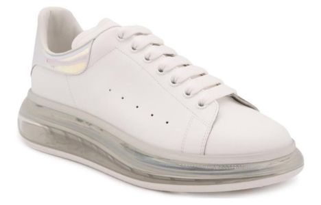 Alexander McQueen Oversized Sneaker 'White Shock Pink' 610812WHXM89035 sold by KicksCrew