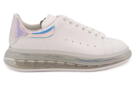 Alexander McQueen Oversized Sneaker 'White Shock Pink' 610812WHXM89035 sold by KicksCrew