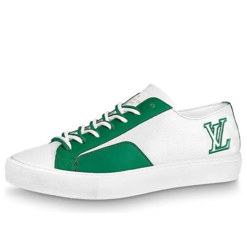 LOUIS VUITTON Tattoo Sneakers 'White Green' 1A8ZFM sold by KicksCrew
