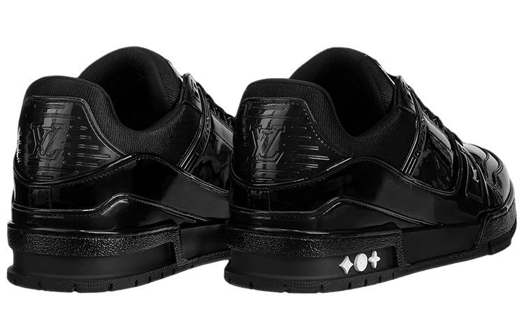 LOUIS VUITTON LV Trainer Patent Leather 'Triple Black' 1AA45R sold by KicksCrew product image thumbnail 2