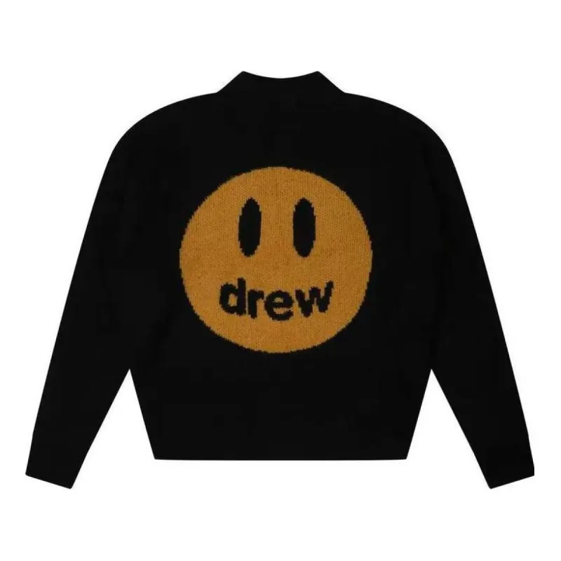 Drew House Mascot Funnel Neck Sweaters 'Black' DR-FW22-517 sold by KicksCrew
