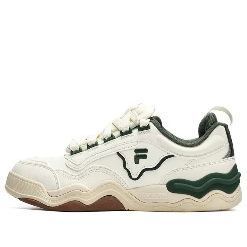 (WMNS) FILA FUSION Kick Sneakers 'White Green' T12W242203FPC sold by KicksCrew