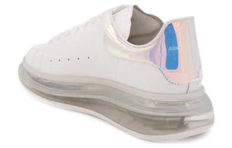 Alexander McQueen Oversized Sneaker 'White Shock Pink' 610812WHXM89035 sold by KicksCrew