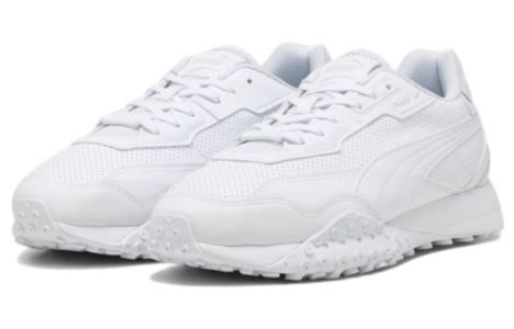 PUMA Blktop Rider Leather 'White Glacial Gray' 393823-01 sold by KicksCrew