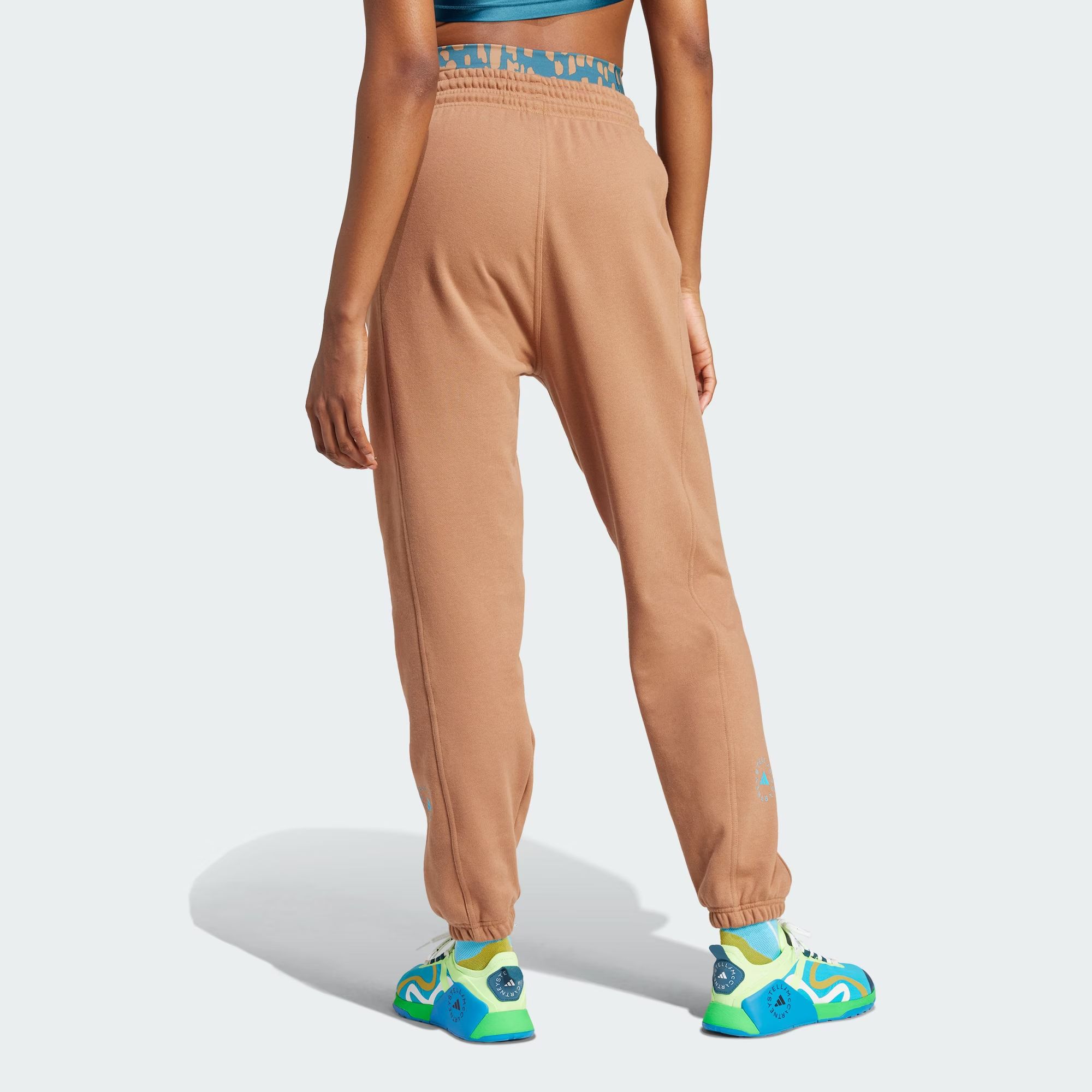 (WMNS) adidas by Stella McCartney Regular Sweat Pants 'Brown' IU0875 sold by KicksCrew product image thumbnail 3