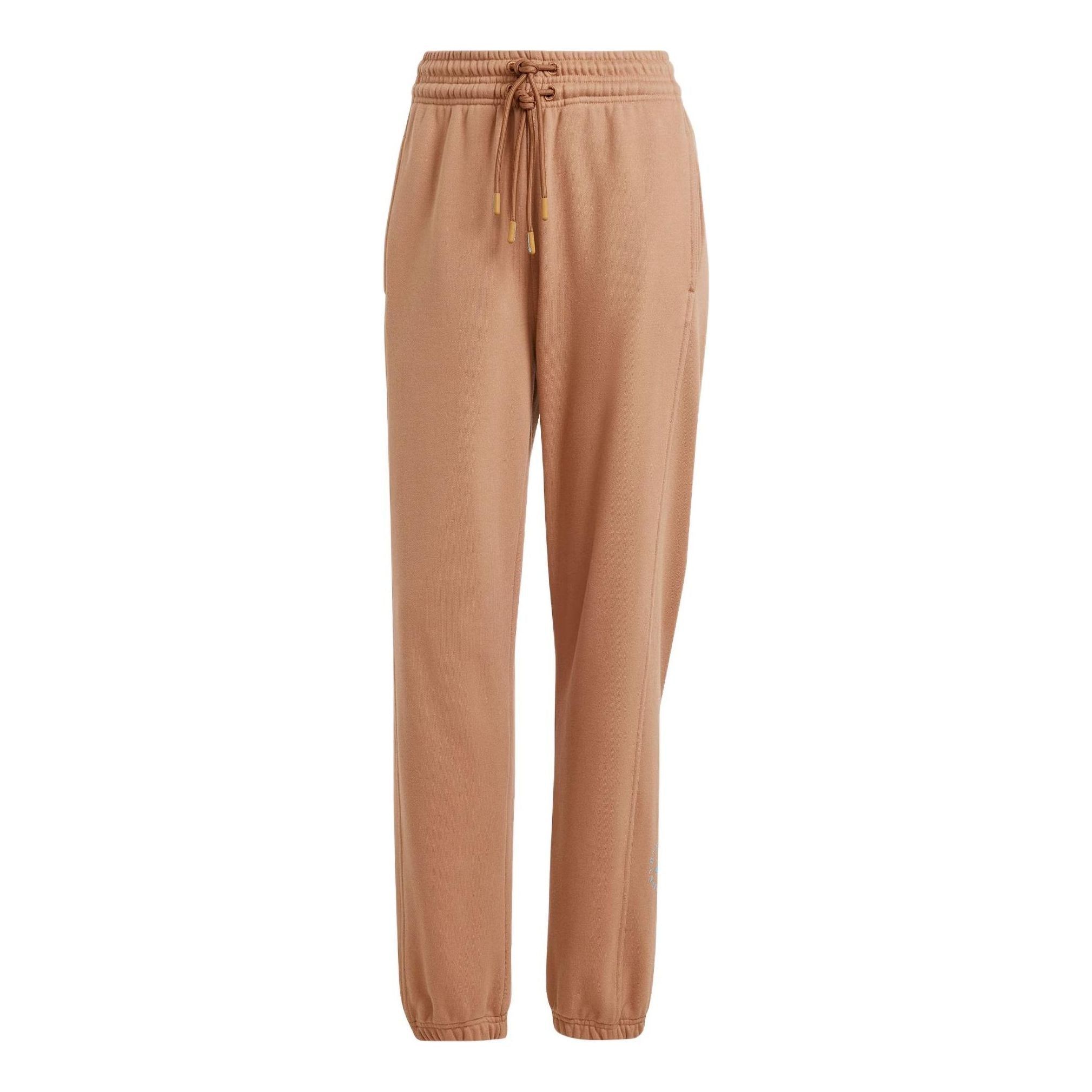 (WMNS) adidas by Stella McCartney Regular Sweat Pants 'Brown' IU0875 sold by KicksCrew