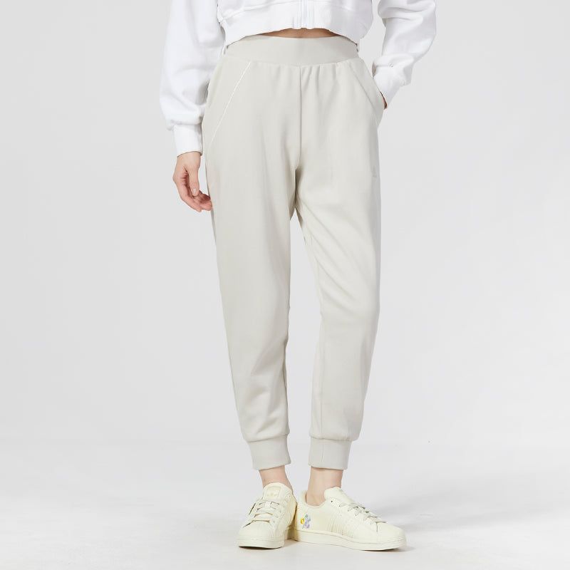 (WMNS) Adidas Knit Pants 'White' HZ3002 sold by KicksCrew product image thumbnail 3