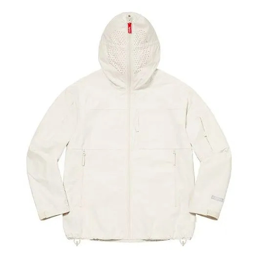 Supreme Full Zip Facemask Jacket 'White' SUP-SS22-610 sold by KicksCrew product image thumbnail 2