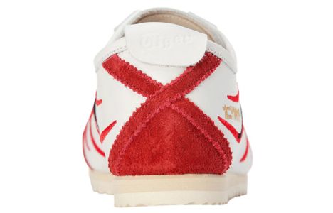 (WMNS) Onitsuka Tiger Mexico 66 Deluxe 'White Red' 1182A187-101 sold by KicksCrew