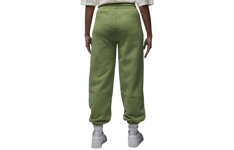 (WMNS) Air Jordan Flight Fleece Pants 'Olive Green' FB5113-340 sold by KicksCrew product image thumbnail 3
