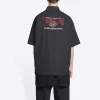 Balenciaga BB Authentic Jersey Apparel Shirt 'Black' 699057TYB181000 sold by KicksCrew