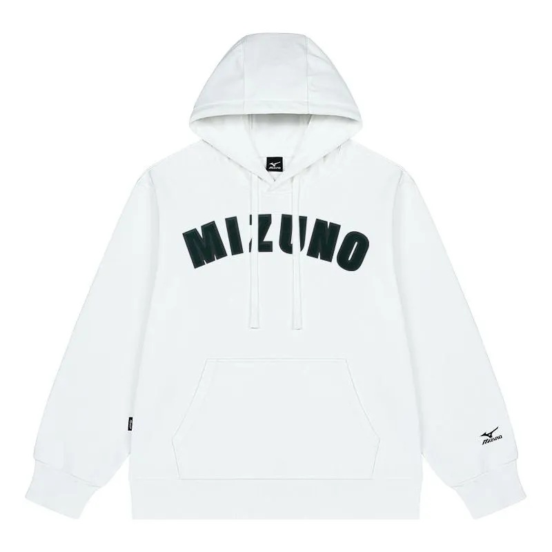 Mizuno Logo Casual Hoodie 'White' A2CA2A33 sold by KicksCrew