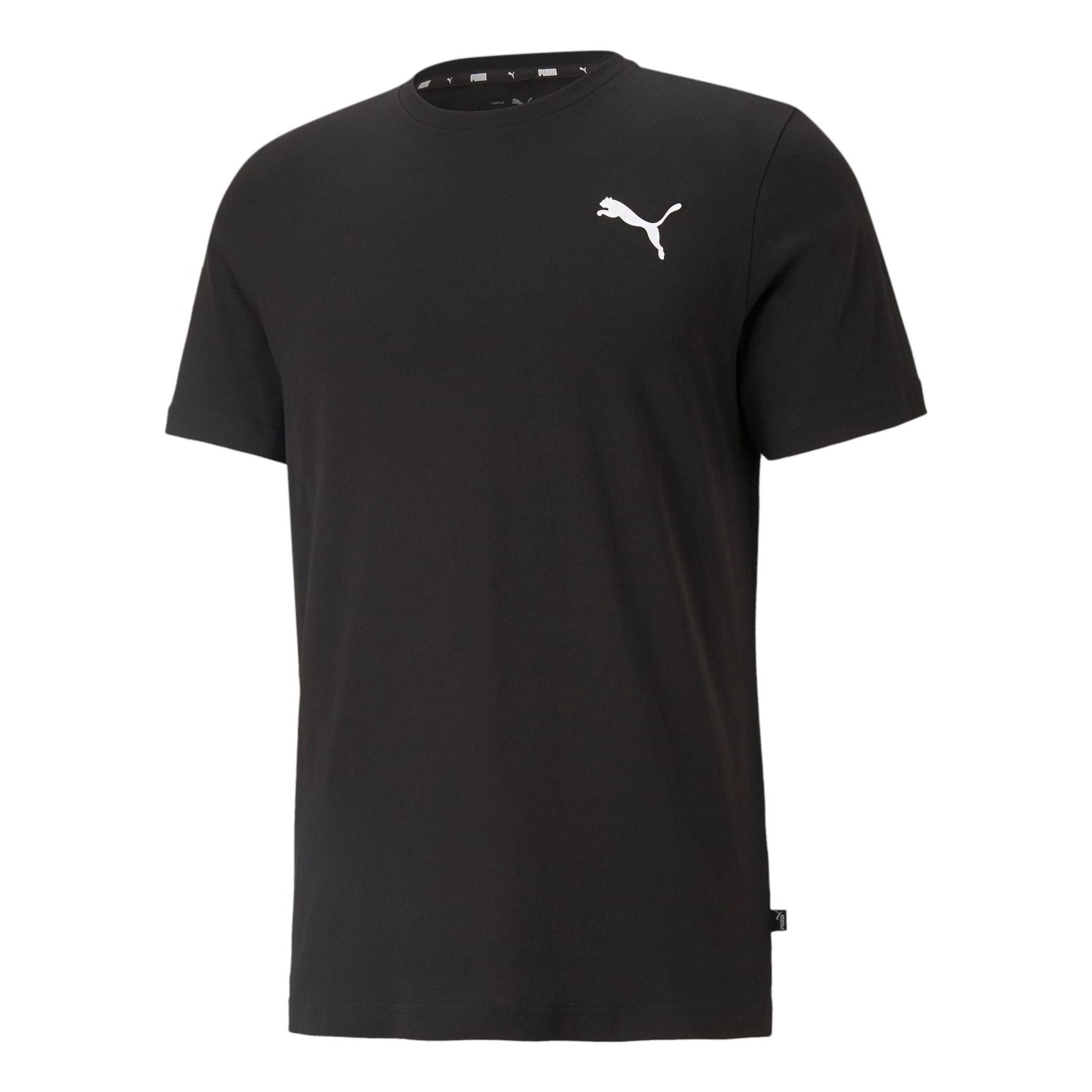 PUMA Essentials Small Logo Tee 'Black White' 586668-51 sold by KicksCrew