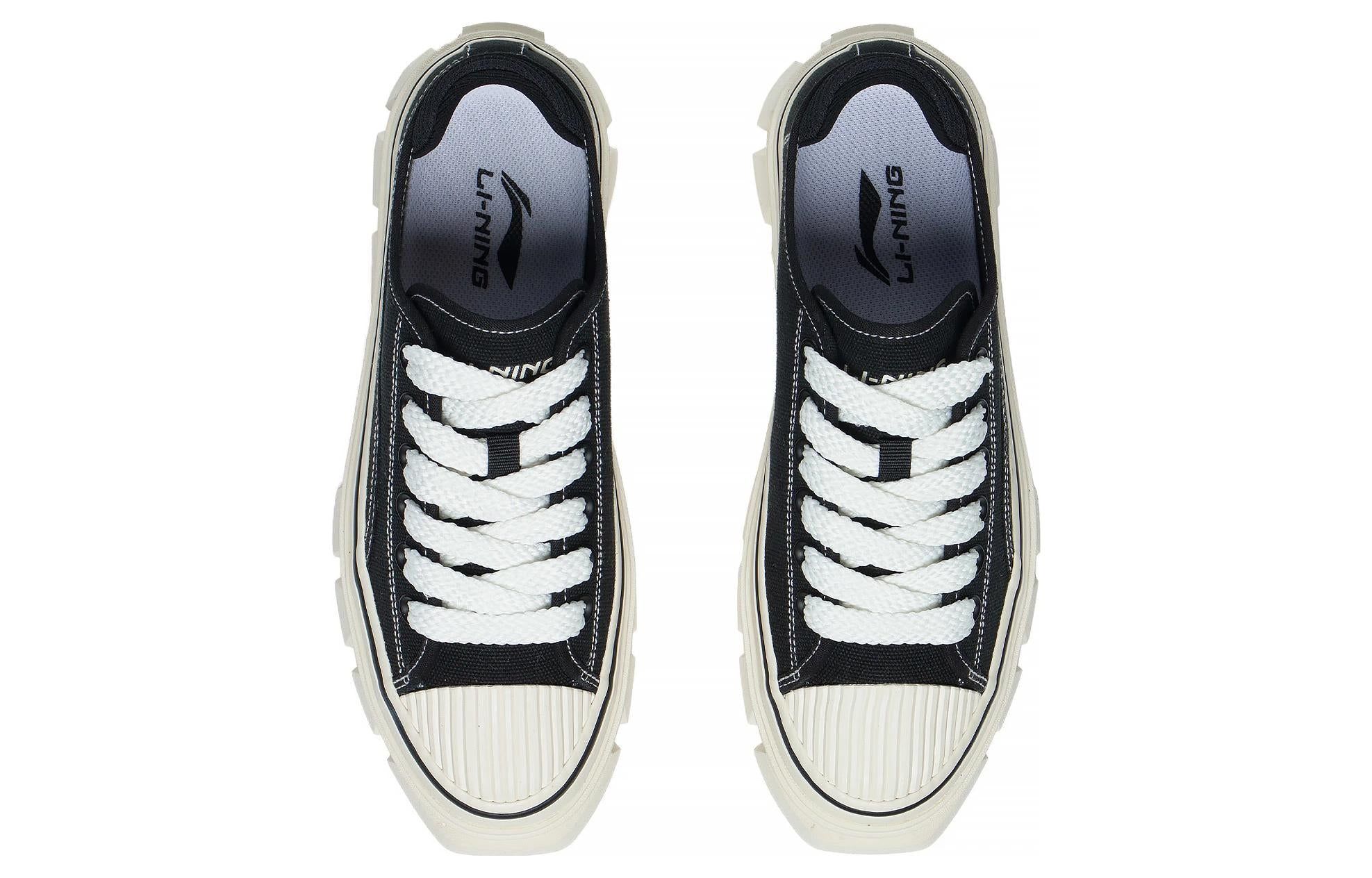 Li-Ning CF Casual Skate Shoes 'Black White' AGCS204-3 sold by KicksCrew product image thumbnail 4
