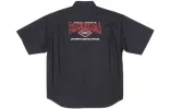 Balenciaga BB Authentic Jersey Apparel Shirt 'Black' 699057TYB181000 sold by KicksCrew