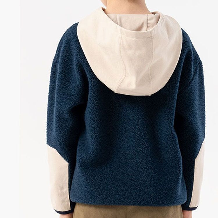 (GS) Mizuno Fleece Casual Hoodie 'Navy' 32CA3921 sold by KicksCrew product image thumbnail 3